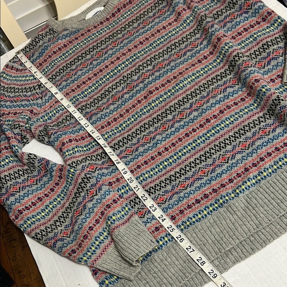 Old Navy Multicolor Sweater Fair isle Dad sweater crew neck  XL - Picture 7 of 9